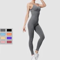 Women's Tracksuit Yoga Set Seamless Jumpsuits One Piece Fitness Workout Rompers Sportswear Gym Set Workout Clothes For Women