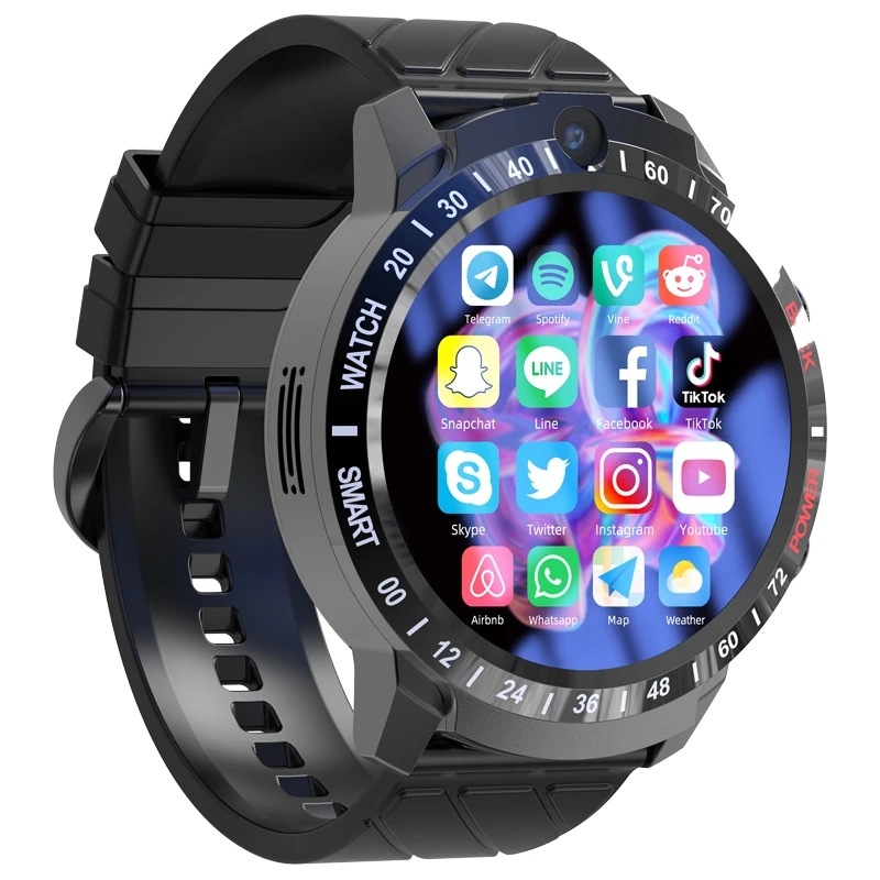 for Full touch 1.43 inch screen WiFi GPS SIM card slot MT27 4G smart watch android with sim card