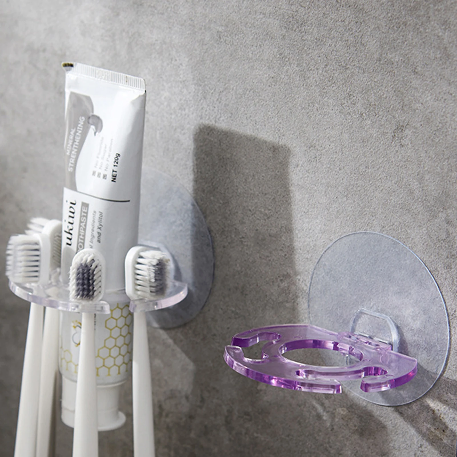 Home Toothbrush Holder Rack Durable Material Reusable Carrying Holder Suitable for Bathroom Decoration
