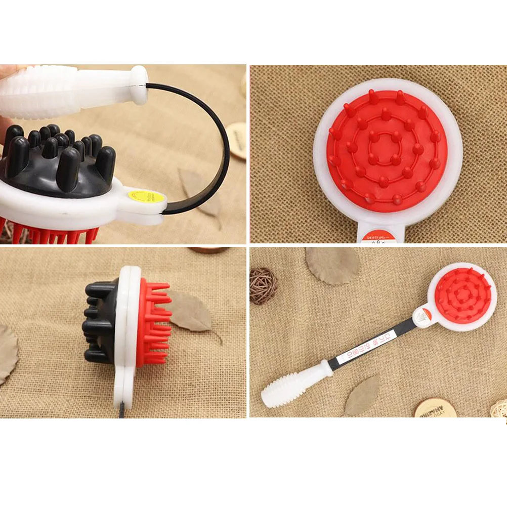 

Massage Hammer Stick Long Handle Back Neck Massager Multifunctional Tool Durable Plastic Promote Circulation Relief Fatigue