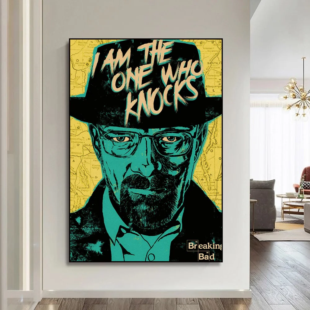 Breaking Bad Classic Crime TV Vintage Posters Sticky Vintage Room Home Bar Cafe Decor Kawaii Room Decor