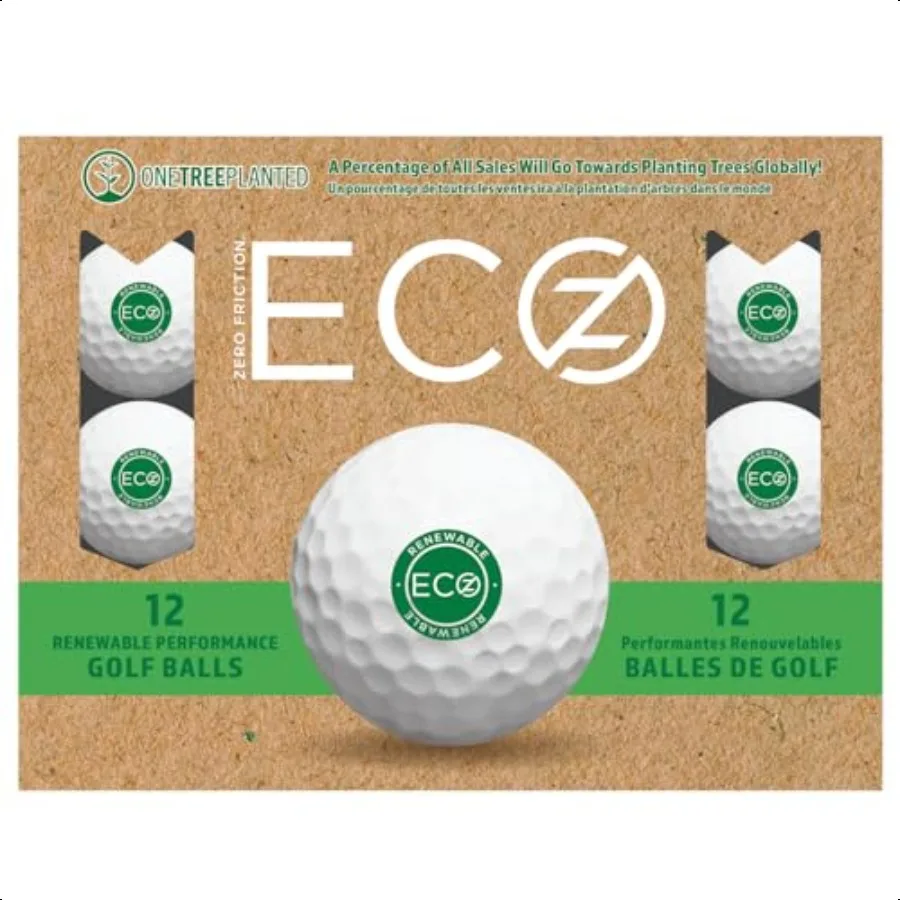 Мячи для гольфа Eco Z One Dozen White