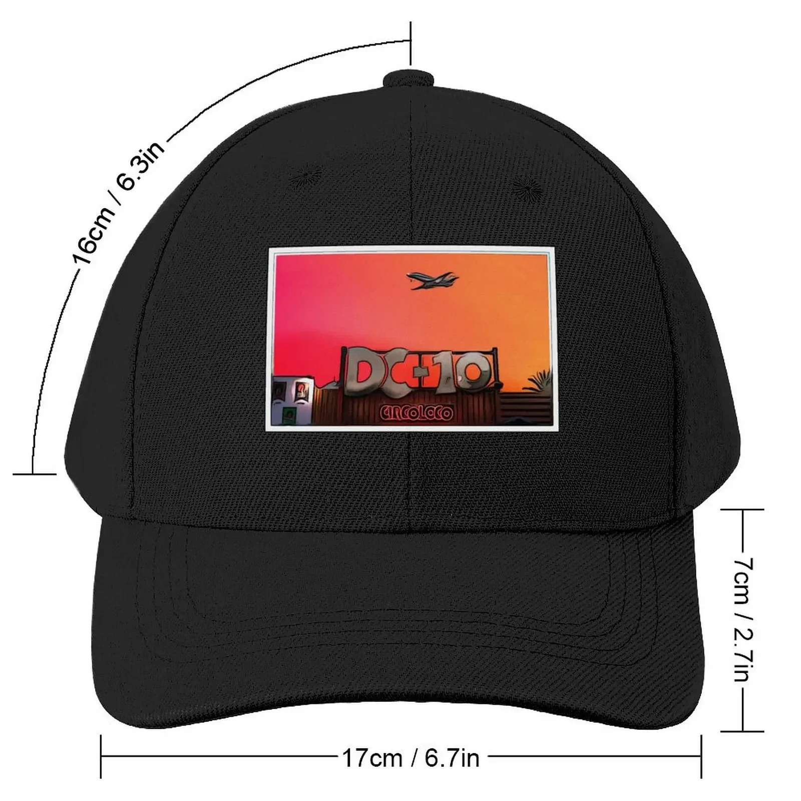 DC-10 IBIZA PLANE SUNSET POSTER - 2022 EIVISSA Baseball Cap Trucker Cap Luxury Man Hat Bobble Hat Caps Male Women's