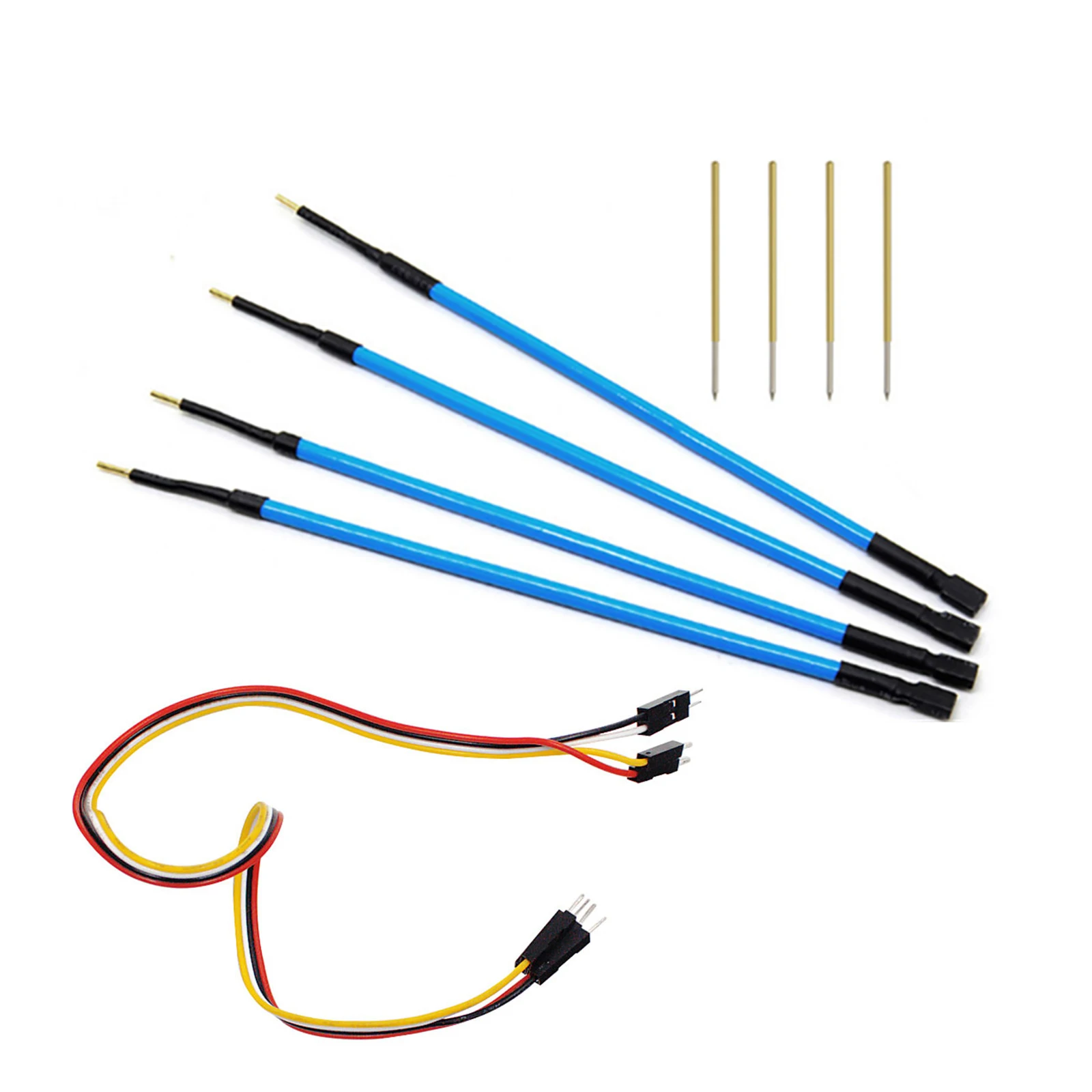 4Pcs/Set Probe Pens with Connect Cables Kit LED BDM Frame For KTAG KESS KTM100 FGTECH BDM100 CMD DIMSPORT Auto Accessories