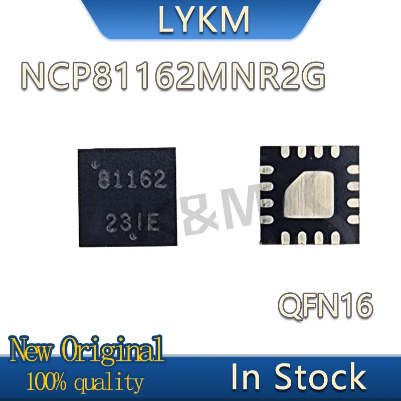 5-10/PCS New Original NCP81162MNR2G NCP81162 81162 QFN16 Power management chip In Stock