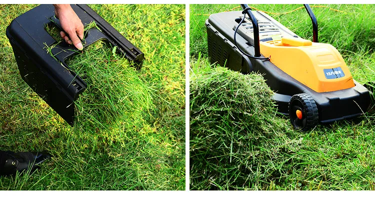 Hand push electric lawn mower Small household lawn mower Multifunctional lawn mower