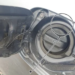 For Toyota Yaris XP90 2006 - 2015 Corolla E140/E150 RAV4 XA30 Sienna XL20 Fuel Tank Cap Gas Filler Tether Rope Strap Band Cable