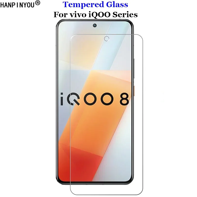 For vivo iQOO 12 11 11S 10 8 9 9T SE Clear Tempered Glass 9H 2.5D Premium Screen Protector Film