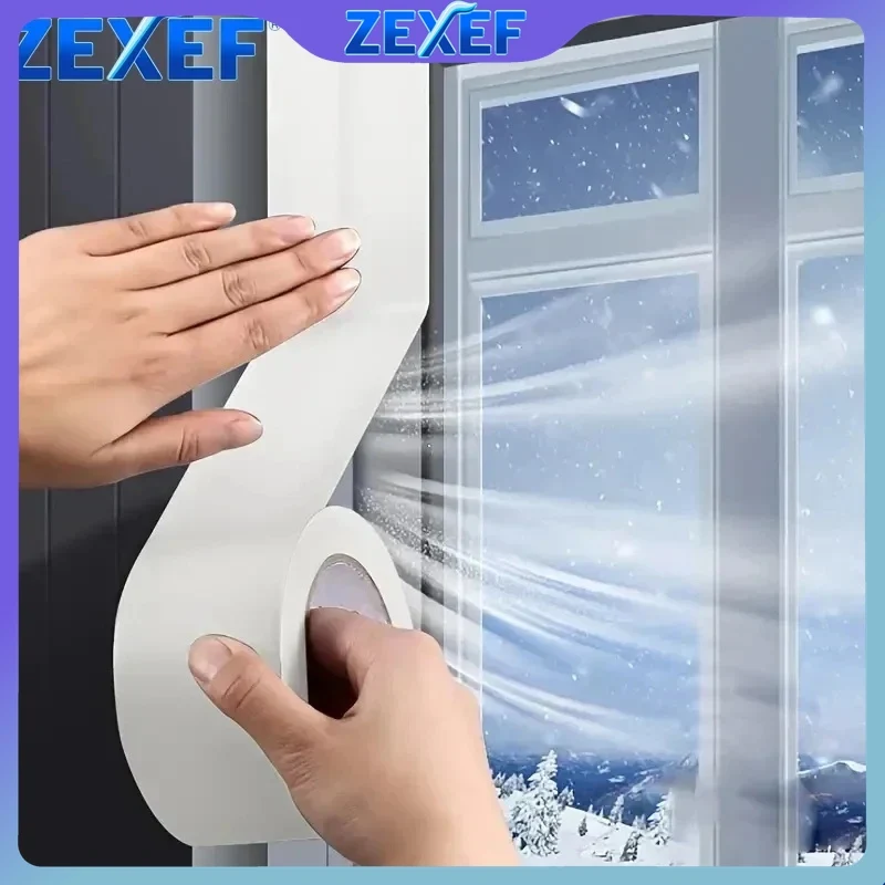 【セール中】ZEXEF 窓防風シール絶縁テープ防水強力なシールシールストリップ強力な防塵防水ダクトテープ