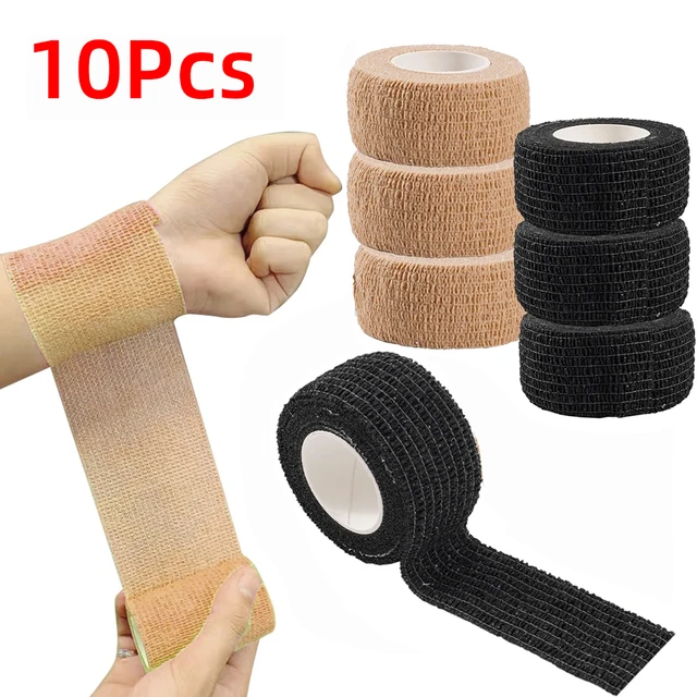 10-rolkowa taśma sportowa samoprzylepny bandaż elastyczny Elastoplast sportowy ochraniacz kolano palec ramię akcesoria do tatuażu