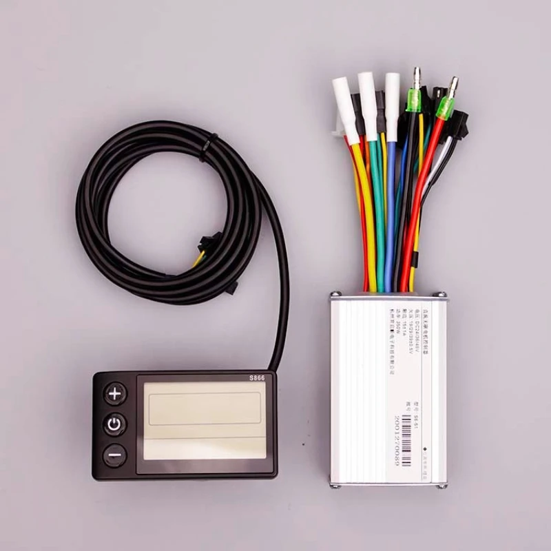 

24V36V48V250W350W electric vehicle mountain lithium battery brushless motor controller horizontal screen LCD instrument help