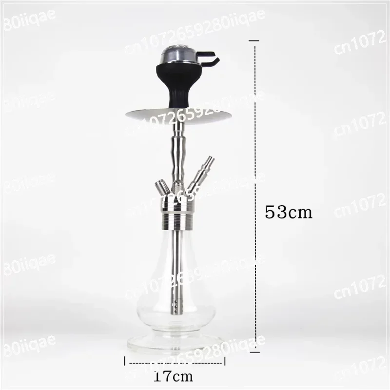 Gravity pot full set of household men's personalized hookah stainless steel restaurant single tube gravity pot  bar arabic