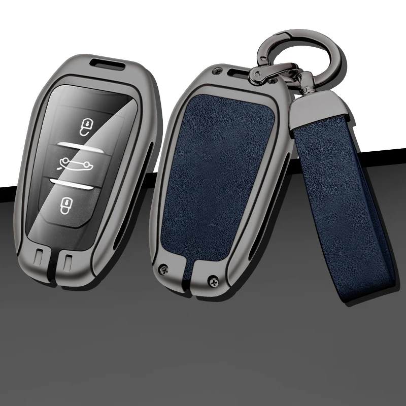 

Fashion Zinc Alloy Car Key Case Cover for Citroen C4L C6 C3-XR Peugeot 308 408 508 2008 3008 4008 5008 Picasso DS3 DS4 DS5