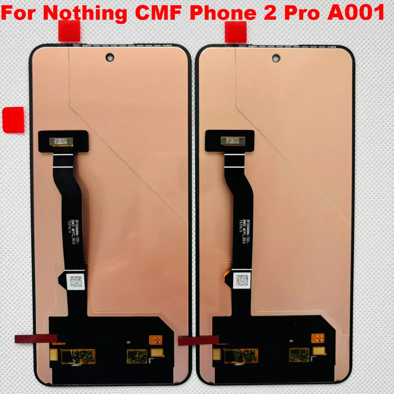 6.77인치 정품 AMOLED 120Hz 노씽 폰 CMF 2Pro A001 디스플레이 터치 스크린 패널 디지타이저 노씽 CMF 폰 2 PRO LCD용