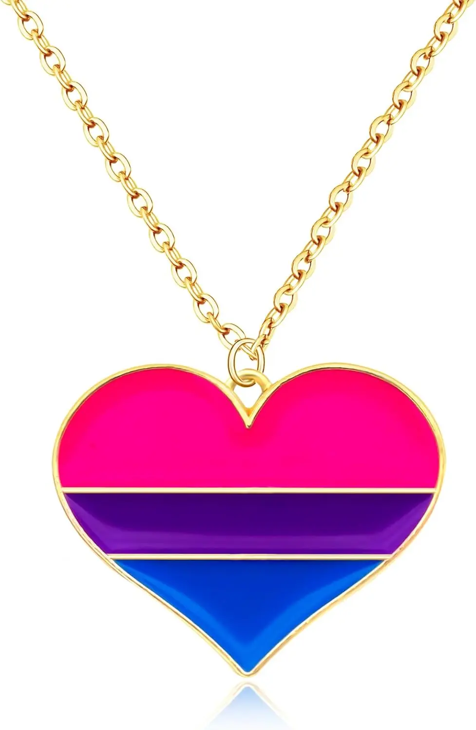 

Rainbow Pride Heart Tag Pendant LGBT Necklace for Gay Sunset Lesbian Trans Bisexual Asexual Pride Month Friendship Jewelry Gifts