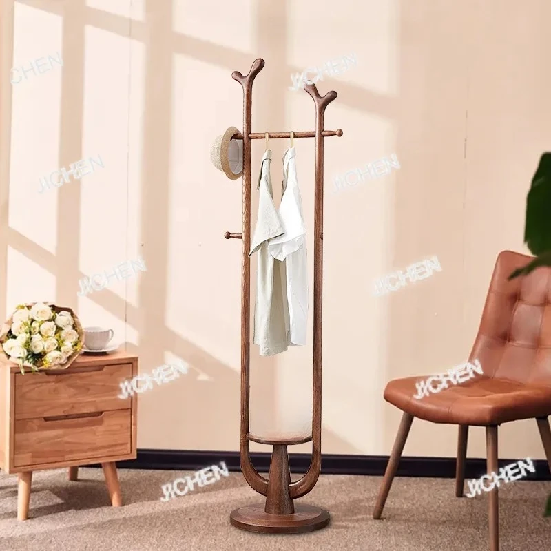 オフィス、リビングルーム、寝室、家庭用リビングルーム、寝室、無垢材コートラック、リビングルームフロアハンガー