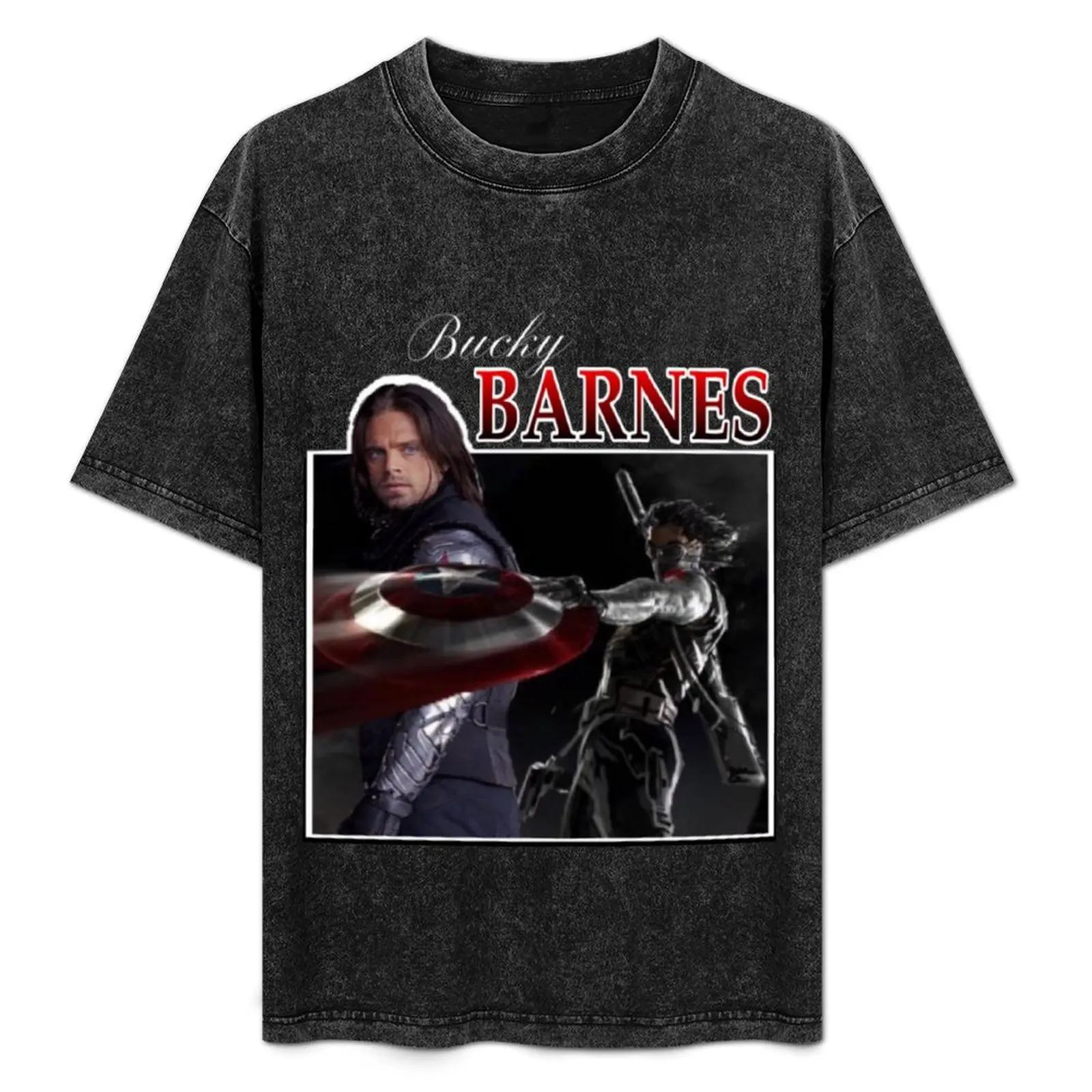 Bucky Barnes 90’s T-Shirt quick drying vintage clothes quick-drying oversized t shirt shirts men