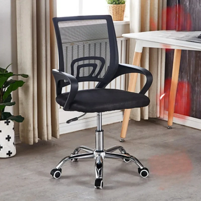 Ergonomic Mesh Office Chair Adjustable Desk Chair with Lumbar Support Swivel Computer Chair Black Rolling Office Chair