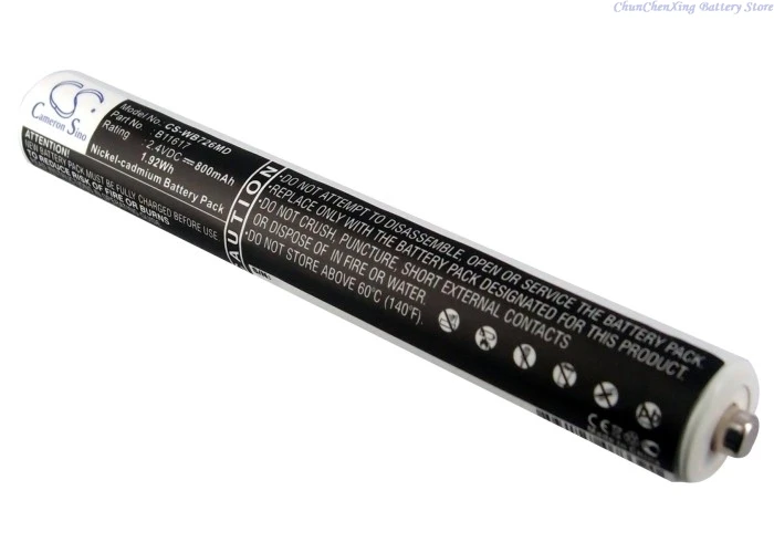 

2.4V 800mAh Medical Battery B11617 72600 CL50168 MED1025 MNC726 for Welch-Allyn 211 72600 72800 72801 72830 72837 22820 12800
