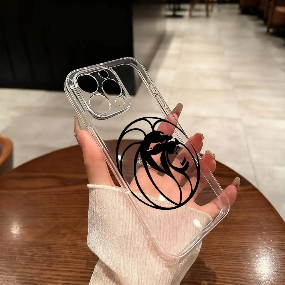 Retro MG-M Line C-Casino Phone Case For iPhone 17 16 15 14 13 12 11 Mini Pro Max Plus Transparent Cover