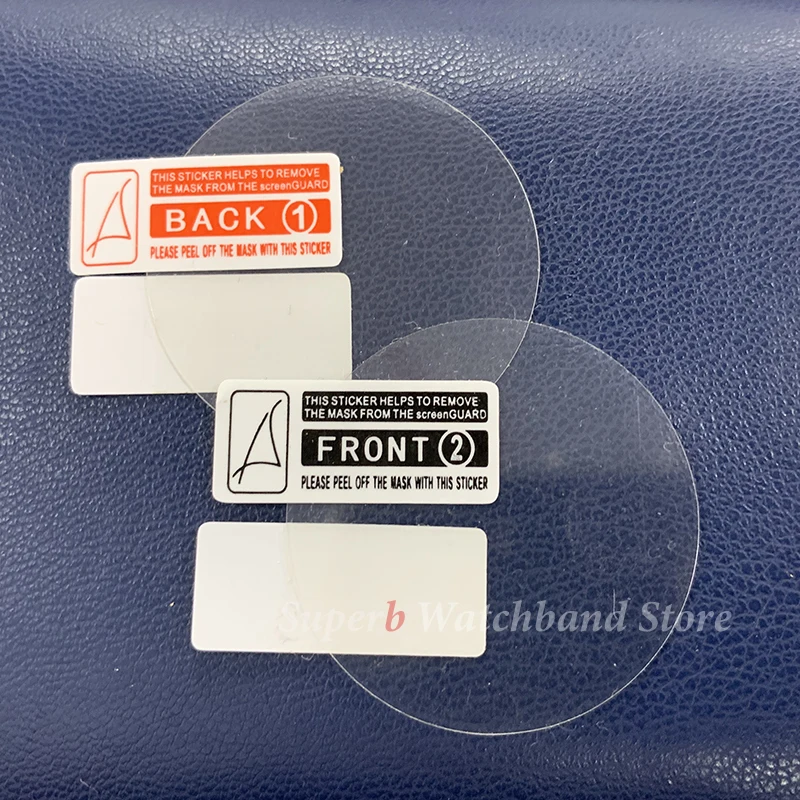 MoonSwatch 용 Swatch 시계 화면 보호기 용 Omega 용 소프트 TPU 하이드로 겔 필름 유리가 아닌 투명 풀 커버 필름