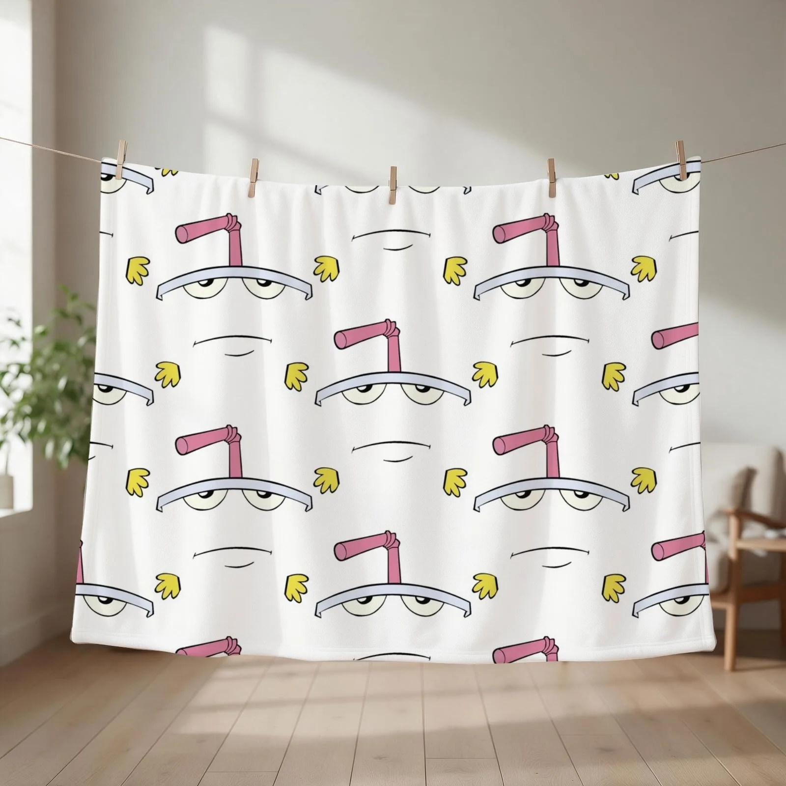 Aqua Teen Hunger Force - Master Shake Throw Blanket couch cozy soft plush fuzzy picnic outdoor blanket