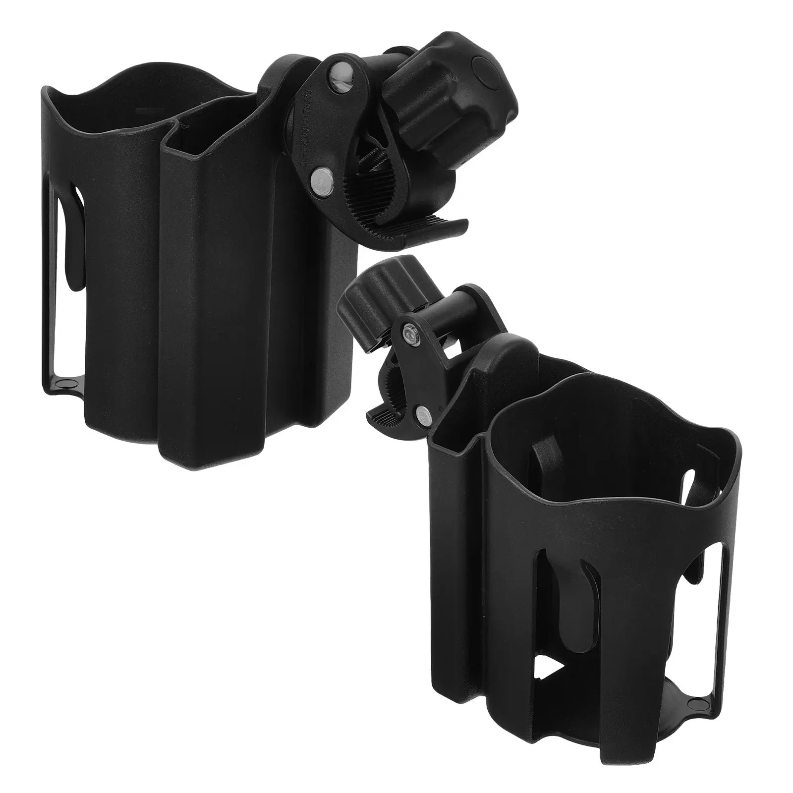 

2Pcs Universal Walker Cup Holder for Seniors - Adjustable Drink Holder with Phone Bracket Removable Stroller Wheelchair