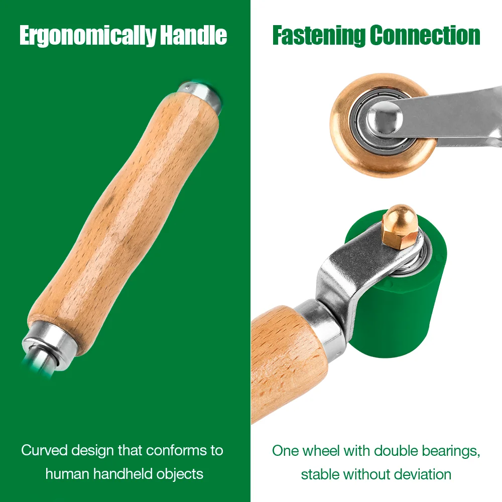 40mm Silicone Handwheel High Temperature Resistant Seam Roller PVC/TPO/EPDM Welding Tool Accessory For Wallpaper/Canopy Pressing view 5