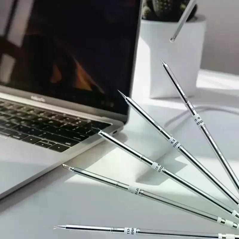 T12 I ILS J02 JL02 K KU Soldering Iron Tips Kit; Suitable for Hakko Fx951 DIY T12 Soldering Iron for Welding Works.