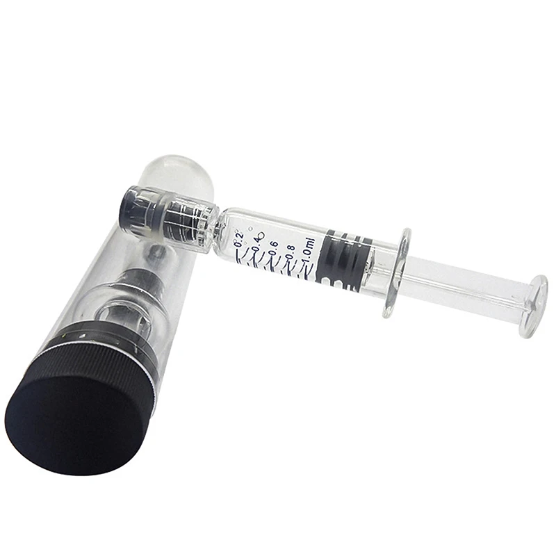 1PC 1ML / 3ML / 5ML Luer Lock Syringes Screw Blunt Tip Needles Caps For Industrial Dispensing