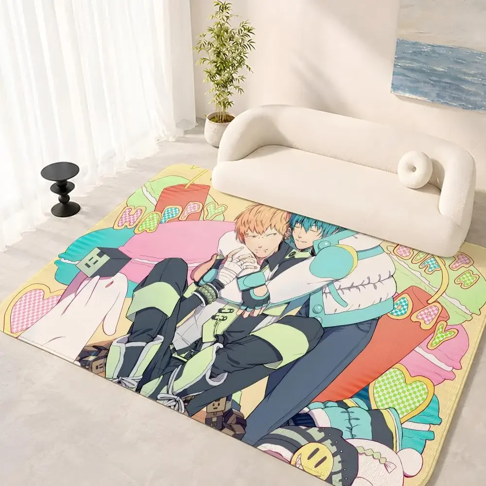 Anime Hot D-DRAMAtical MurderS Floor Mat Floor Mat Soft Flannel Non-Slip Door  Rug for Living Room