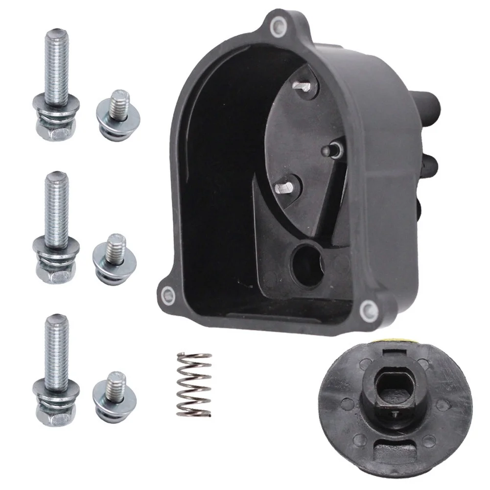 1pc Black Plastic Distributor Cap And Rotor For Honda Civic 1992-2000 Accord CR-V OE 30102P54006 Car Replacement