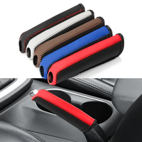 PU Leather Car Handbrake Cover Set - Protective Gloves for Your Car Interior