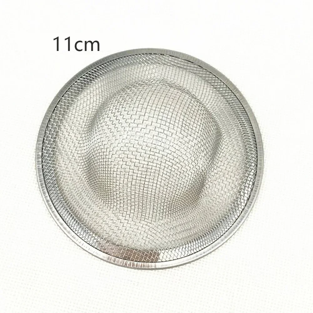 1PC Kitchen Sink Filter Stainless Steel Mesh Sink Strainer Filter Bathroom Sink Strainer Drain Hole Filter Trap Waste Screen