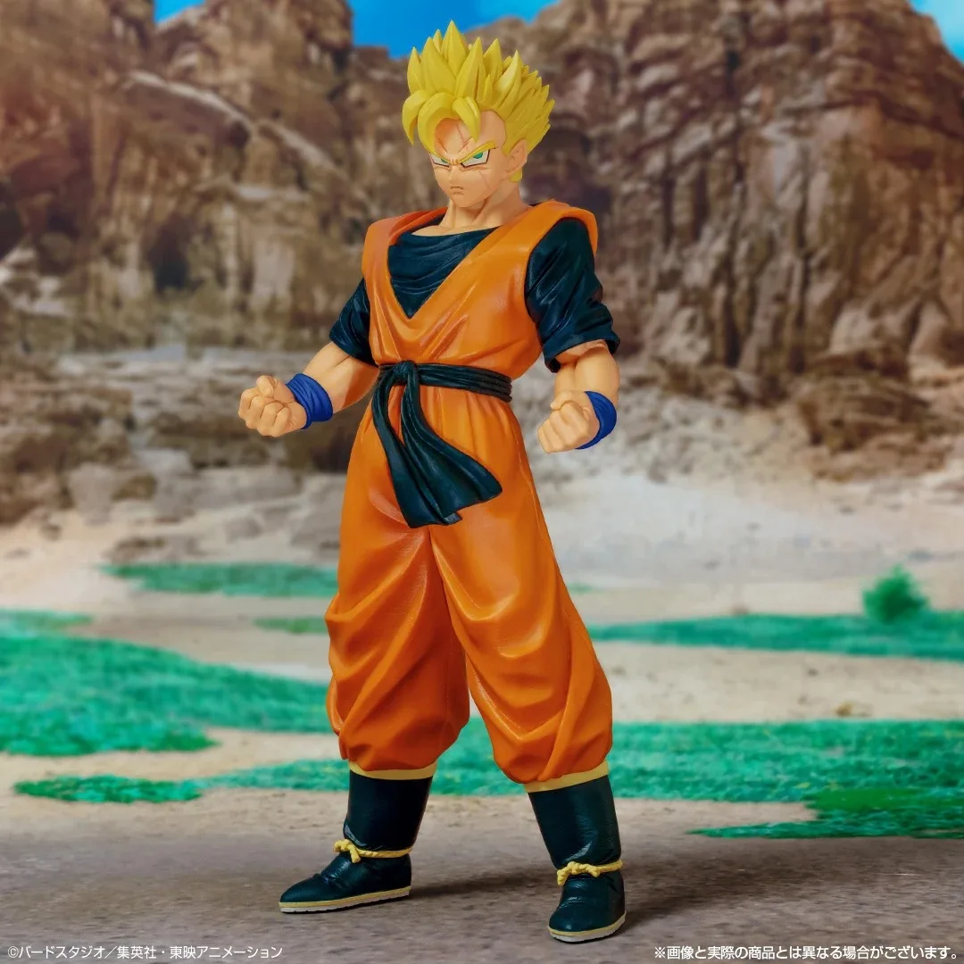 Оригинал в наличии BANDAI Ichiban Kuji Son Goku Cell Son Gohan Trunks Vegeta Фигурка Аниме Dragou Ball Z Подлинная модель в коробке для игрушек