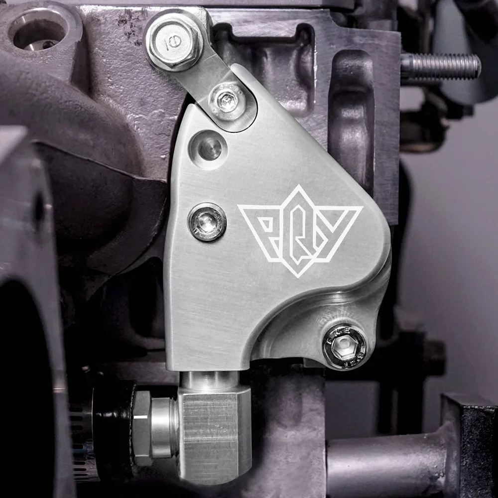 New high quality PQY Intake Manifold Adapter Plate For Civic K20 Manifolds On K24 Coolant Adapter VR-IMK06S-QY