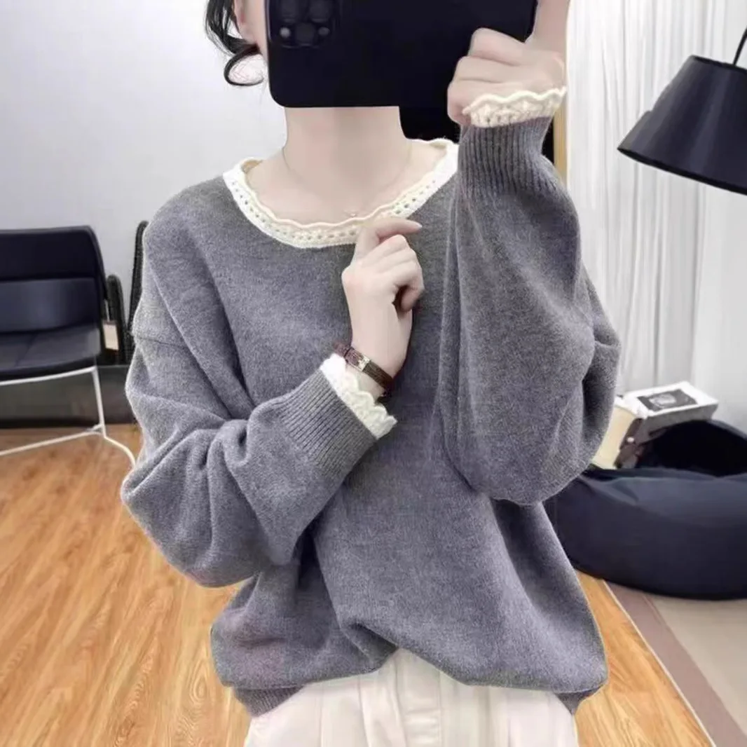 

Sweaterwoman Clothes Knitwearwomen's Sweaterwinter Sweaterloose Topwarm Base Coatsoft and Warm Sweater