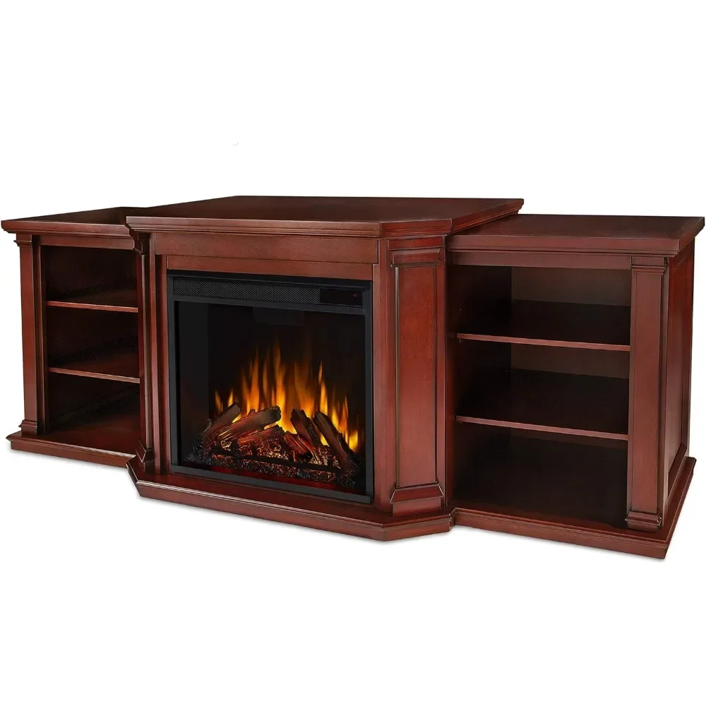 

74" Electric Fireplace TV Stand for TVs up to 70 inches, Entertainment Center with Adjustable Shelves and Storage, TV Stand