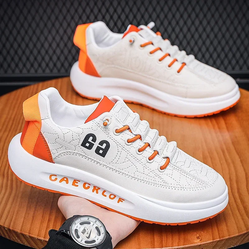 Autumn 2024 New Men's Shoes Breathable Casual Men's Cyber Celebrated Shoes Sneakers Soft Sole Chaussure Moto Homme