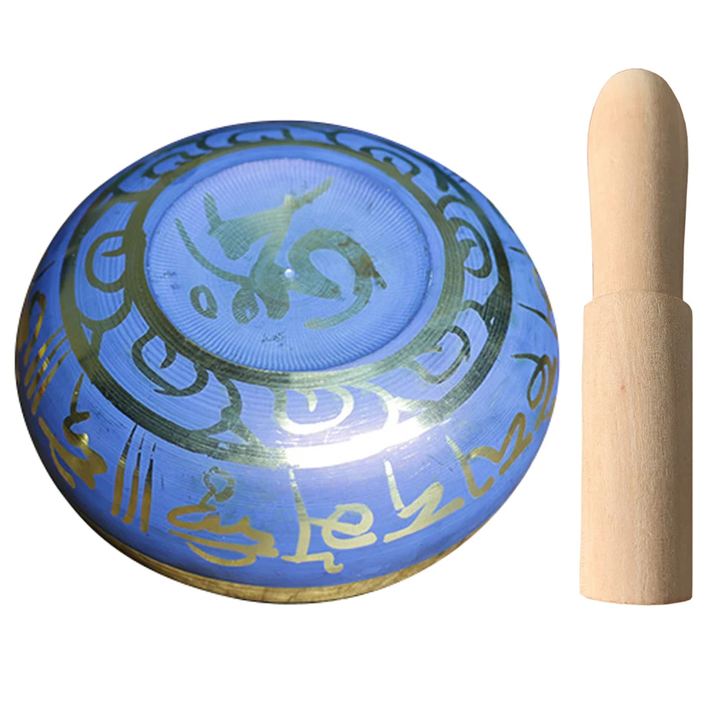 

1Set Tibetan Singing Bowl Creative Meditation Music Bowl High Quality Material Durable Portable for Mindfulness