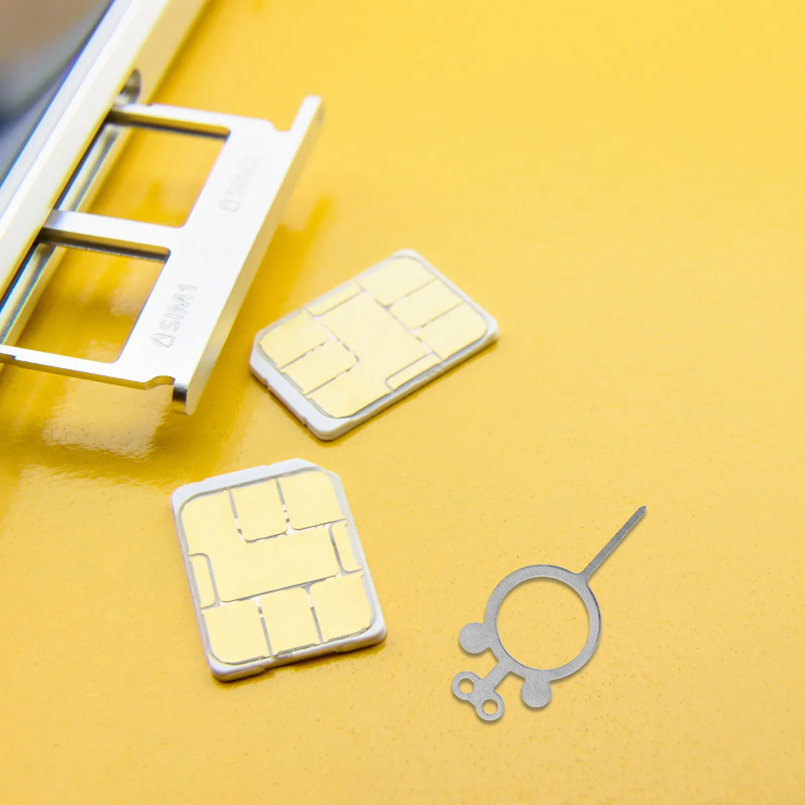 100Pcs Sim Removing Tool Premium Material Durable Stainless Steel Phone Tablet Sim Card Tray Ejector Pin Practical - view 6