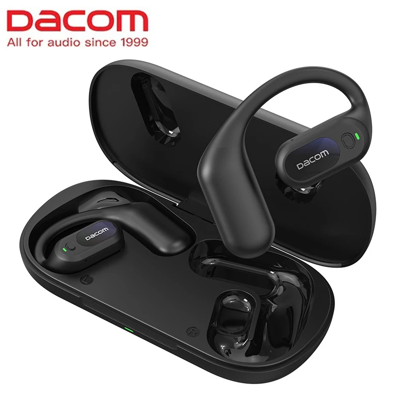 DACOM OpenBuds G136 Bluetooth Earphones for Sports Running Without in ear Wireless Ear Hanging IPX7 Waterproof Earphones