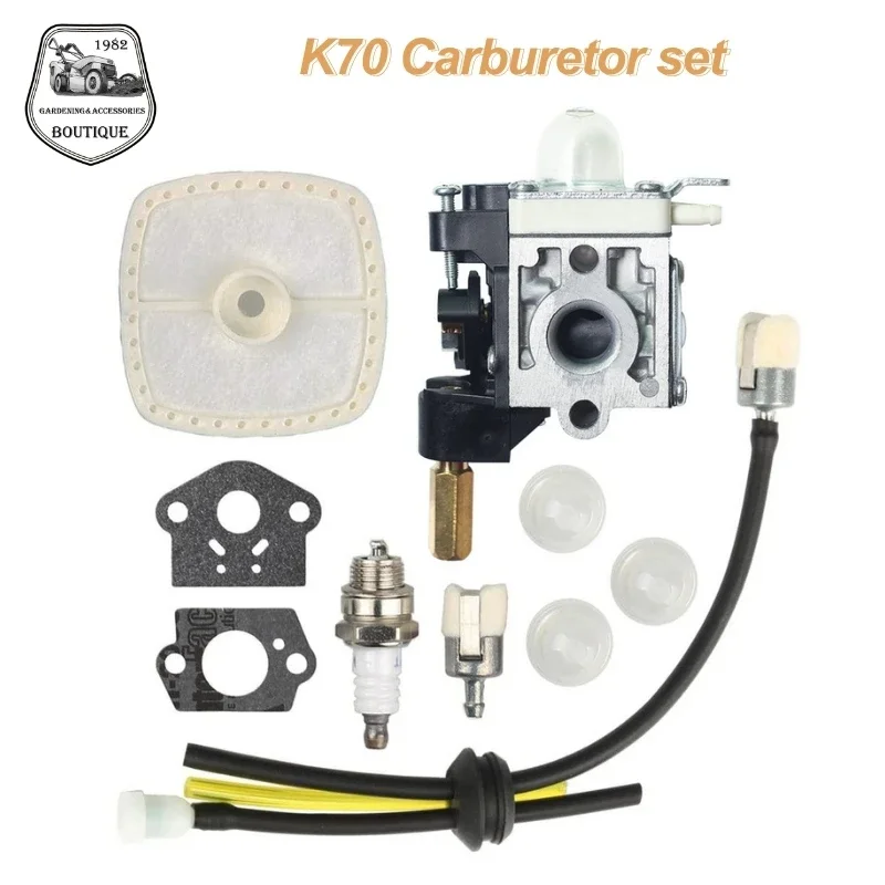 Carburetor for Echo SRM-230 SRM-231 GT-200R SRM-210 SRM-230S SRM-230U Weed Eater Trimmer with Air Filter Tune Up Carb Kit