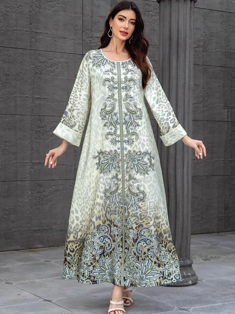 

Abayas For Women Dubai Luxury 2025 African Muslim Fashion Dress Caftan Marocain Evening Party Dresses Boubou Robe Djellaba Femme