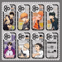 Japan Anime Haikyuu Boy Clear Case per Samsung A73 A72 A71 A55 A52 A51 A50 A35 A33 A32 A31 A30 A24 A23 A22 A13 A12 A05 5G Cover