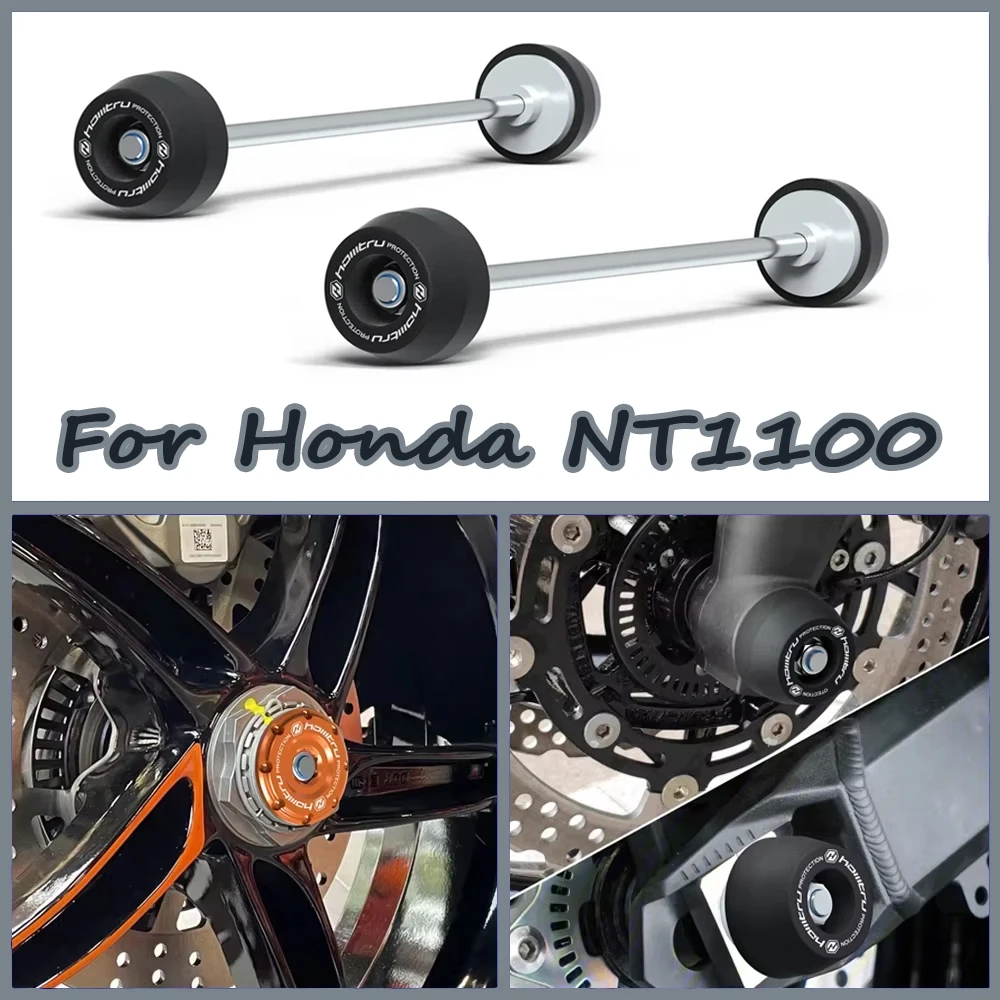 

for HONDA NT1100 2022-2023 Motorcycle front and rear wheel axle protection device