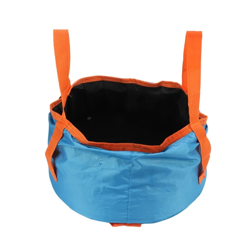

Collapsible Bucket With Handle Portable Folding Wash Basin Lightweight Water Container For Camping Hiking FishingCamouflage