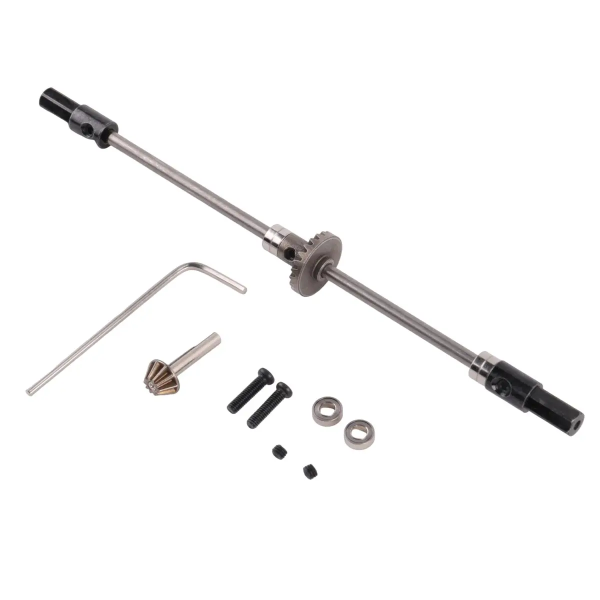 ABXY Metal Rear Axle Steel Gear Bridge Kit for D12 C14 C24 C34 B14 B24 B16 B36 1/16 RC Car Upgrade Parts