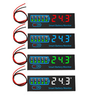 3S-14S DC7-55V Voltage Battery Level Indicator Charging Tester 12V 24V 36V 48V 18650 Lithium Battery Capacity Board