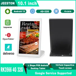 10.1 Inch Android 13 POS Termianal 4G+32G Vertical Screen Desktop Restaurant Menu Touch Display Customer Feedback Machine